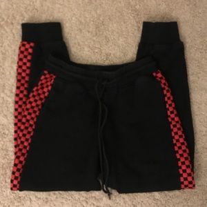 Danielle Guizio checkered sweatpants